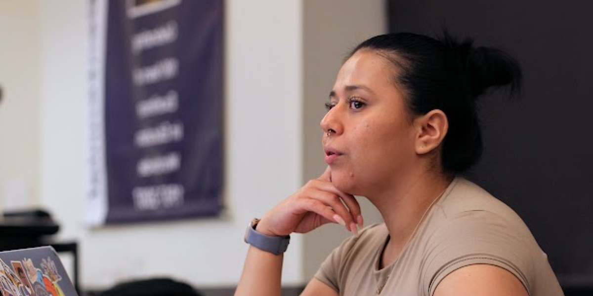 A Forensic Psychology student in an SMC classroom